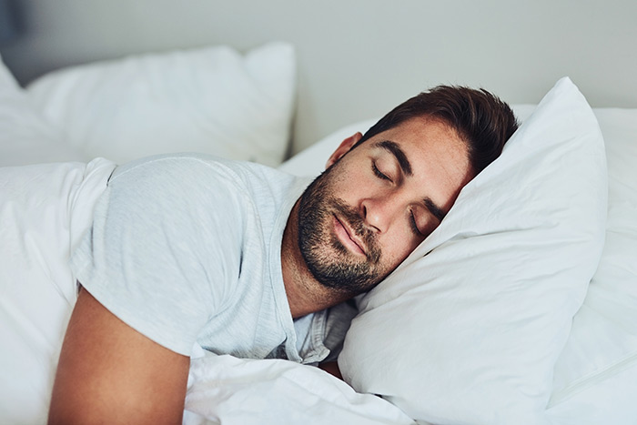 Man sleeping soundly